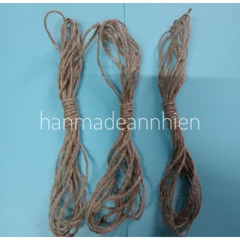 5 mét dây thừng 2mm_ Dùng để trang trí nhà _ treo ảnh _ quấn lọ - phụ kiện handmde _  hộp quà - giáng sinh DIY