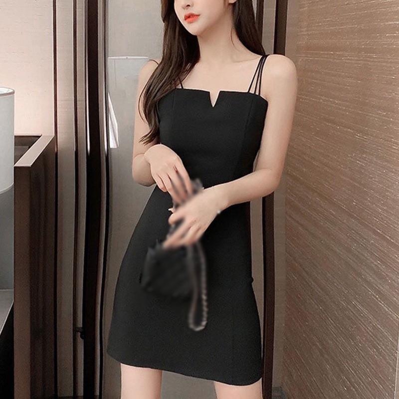 Đầm Dây Ôm Dáng Cổ Chữ V Gợi Cảm Dành Cho Nữ