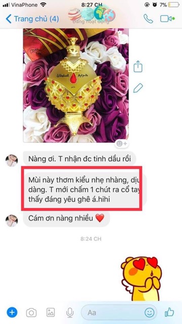 (Giá sỉ gom chung) Tinh dầu Dubai nội địa hàng chuẩn auth | Thế Giới Skin Care