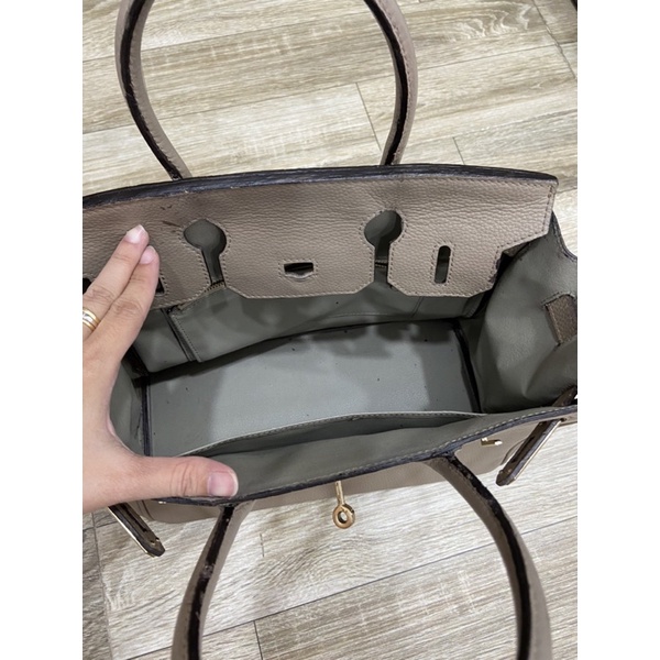 Túi si da thật dáng HM