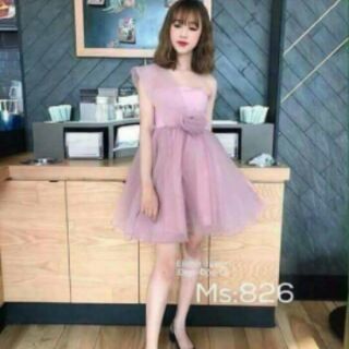 ĐẦM XÒE MỘT VAI NƠ EO