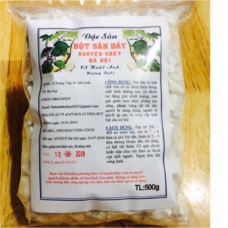 500g Bột sắn dây Hà Nội (nhà làm nguyên chất 100%)