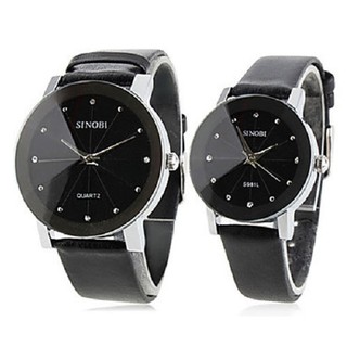 TUYỆT_ĐẸP Đồng hồ SINOBI dây da đính đá SI015