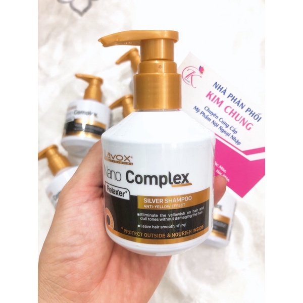 Dầu gội khử vàng Lavox Nano Complex 200ml