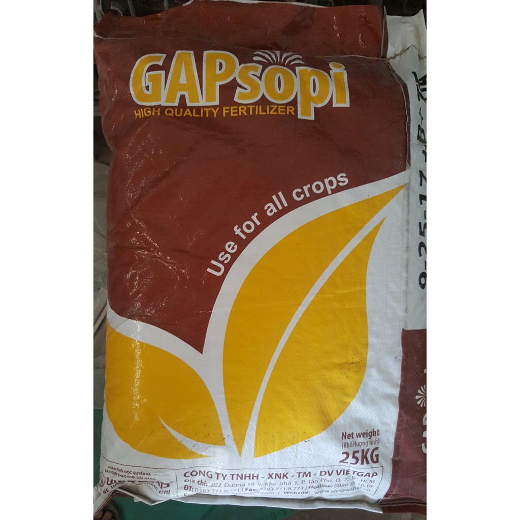 Phân bón NPK 9.25.17 + TE tạo mầm hoa cực mạnh - Túi Zip 1Kg