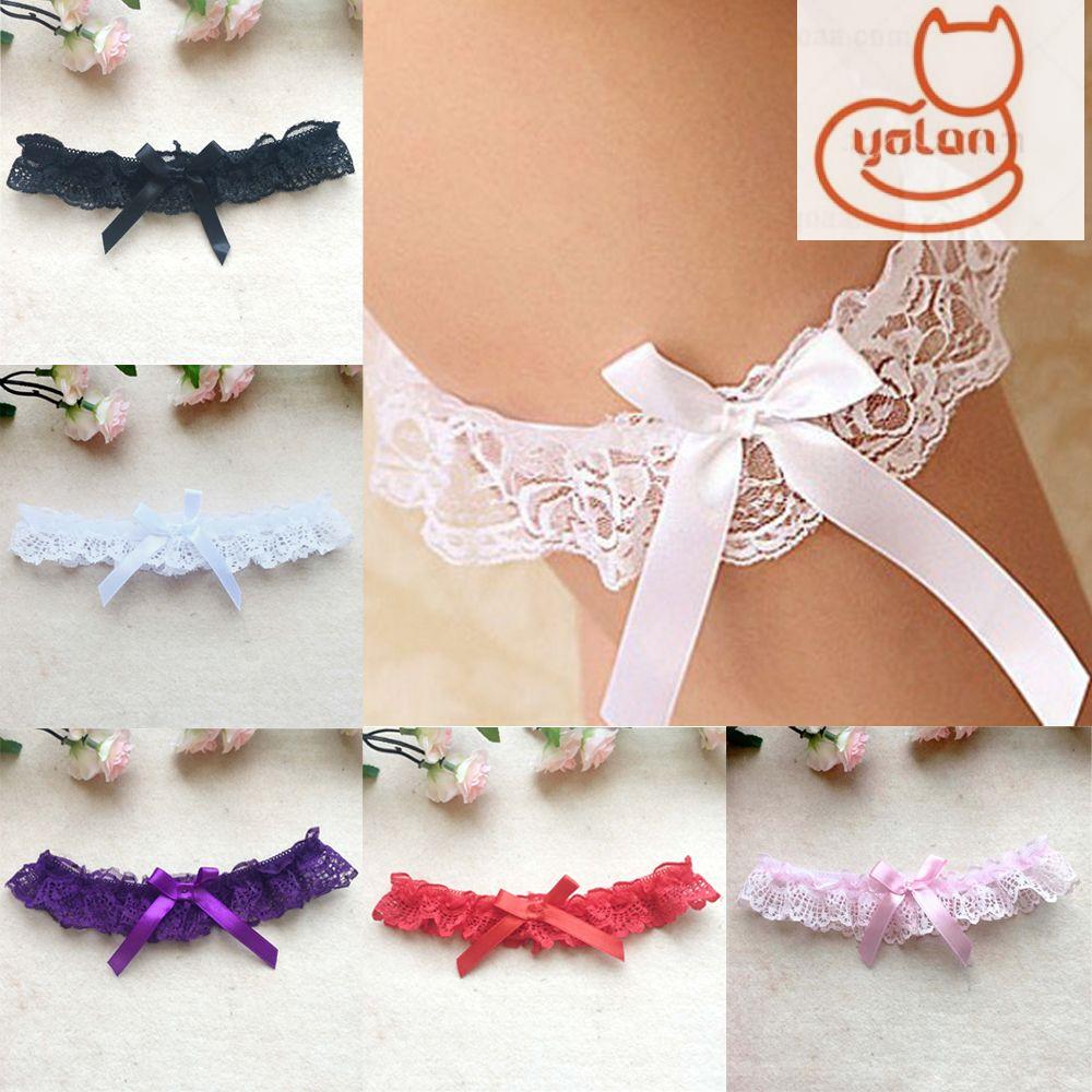 Vòng chân ren đính nơ quyến rũ nhiều màu sắc cho nữ