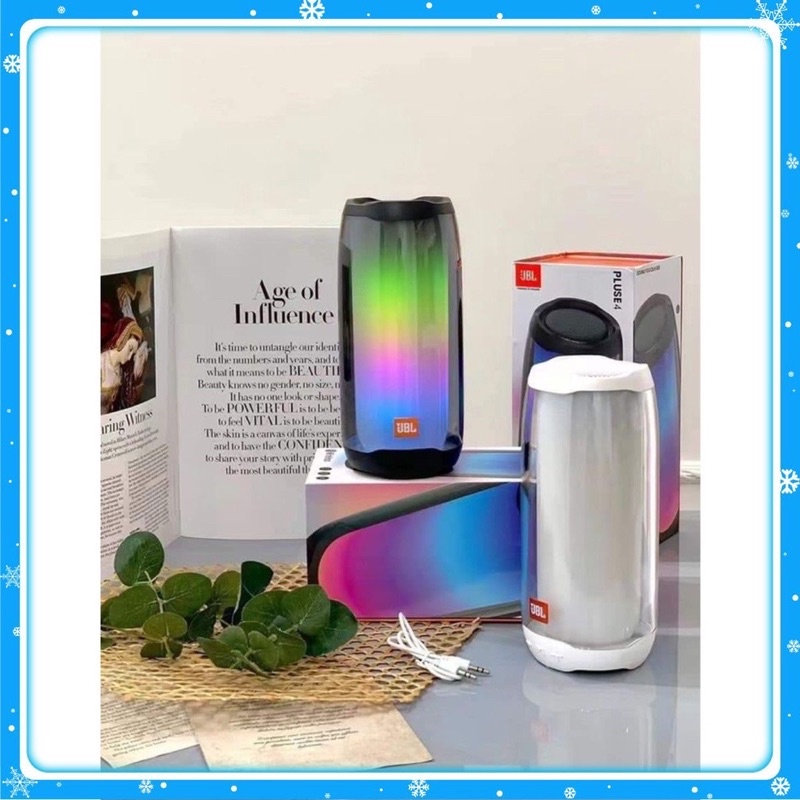 Loa Bluetooth JBL pulse 4 Đèn Led Âm Thanh Chuẩn Bass Căng Đét Hàng Cao Cấp