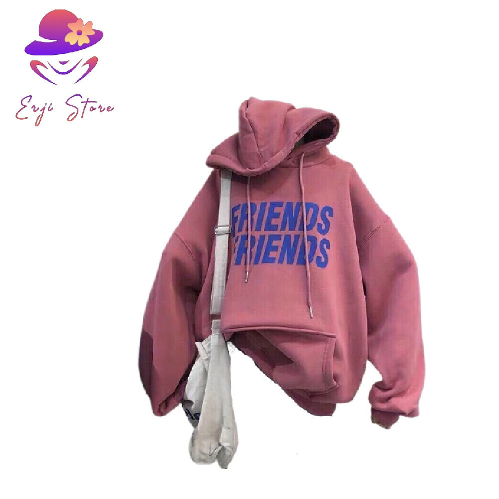 Áo Hoodie Logo Chữ FRIENDS Form Rộng Tay Bồng, Áo Hoodie Unisex Form Rộng Nhiều Màu | BigBuy360 - bigbuy360.vn