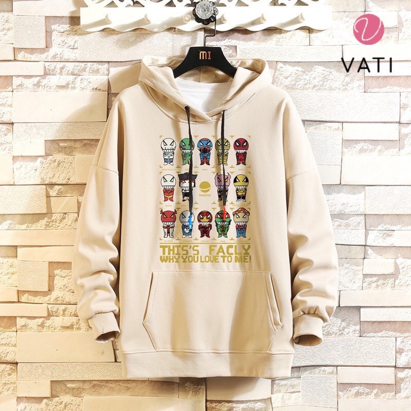 Áo Hoodie Nam Nữ Unisex Dài Tay Phong Cách Harajuku Cá Tính Chất Nỉ Bông Trơn Nhiều Màu - SuzaSport | BigBuy360 - bigbuy360.vn