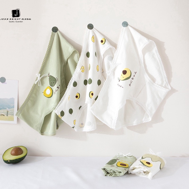 QUẦN LÓT NỮ COTTON QUẢ BƠ SIÊU CUTE ( CHỌN MÀU )