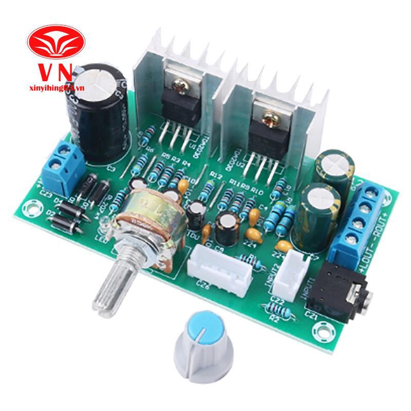 Bo mạch khuếch đại công suất TDA2030 2.0 kênh đôi nguồn đơn AC và DC 12V