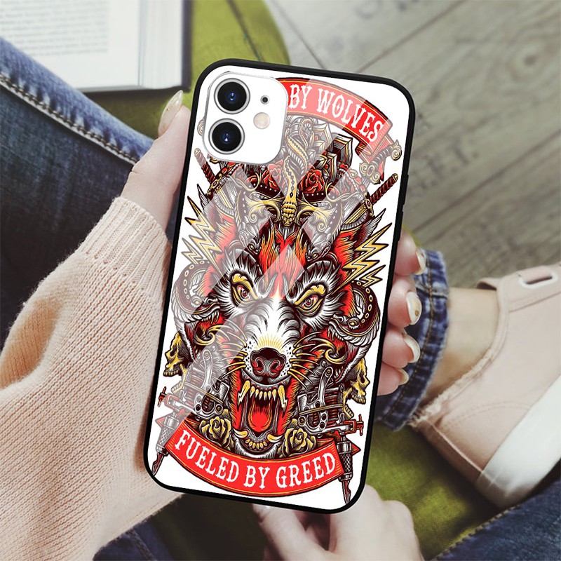 Ốp lưng hình xăm mặt sói Wolves rùng rợn ma mị - iphone 6s/6/7/8 plus/x/xr/xs max/11/11 pro max/12/12 promax TATTOO0002