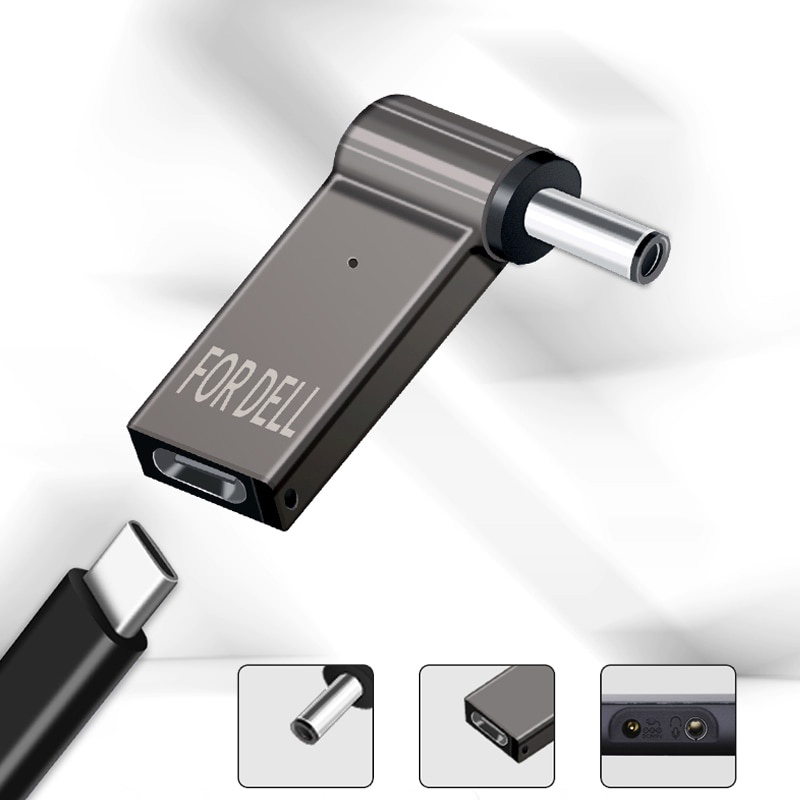 Đầu chuyển đổi 100W PD USB Type C sang Male cho Lenovo Asus Notebook Laptop