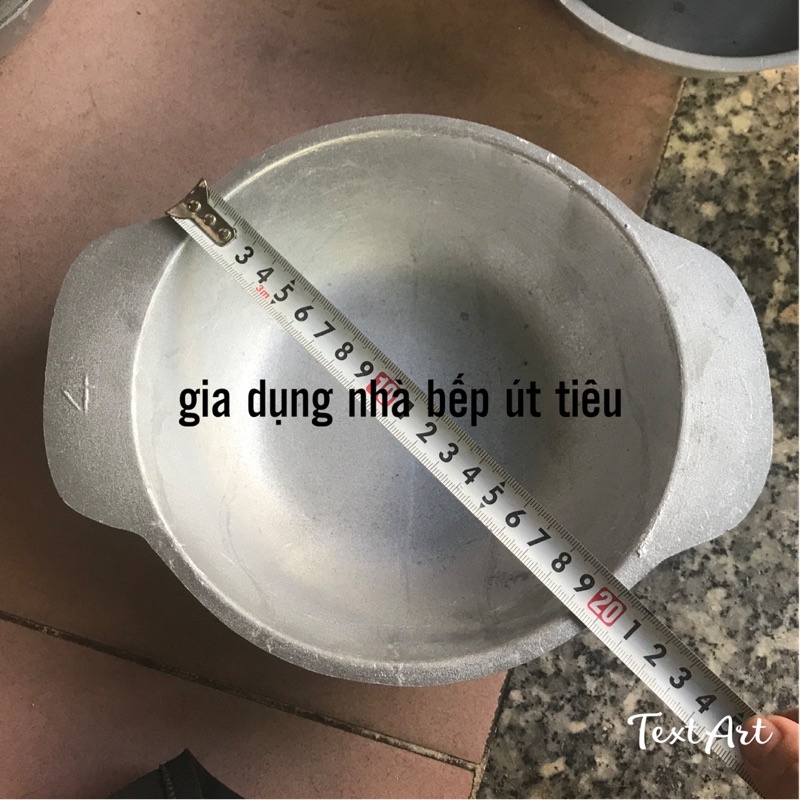 Nồi gang niêu đúc nút vặn đẹp bền 5 size