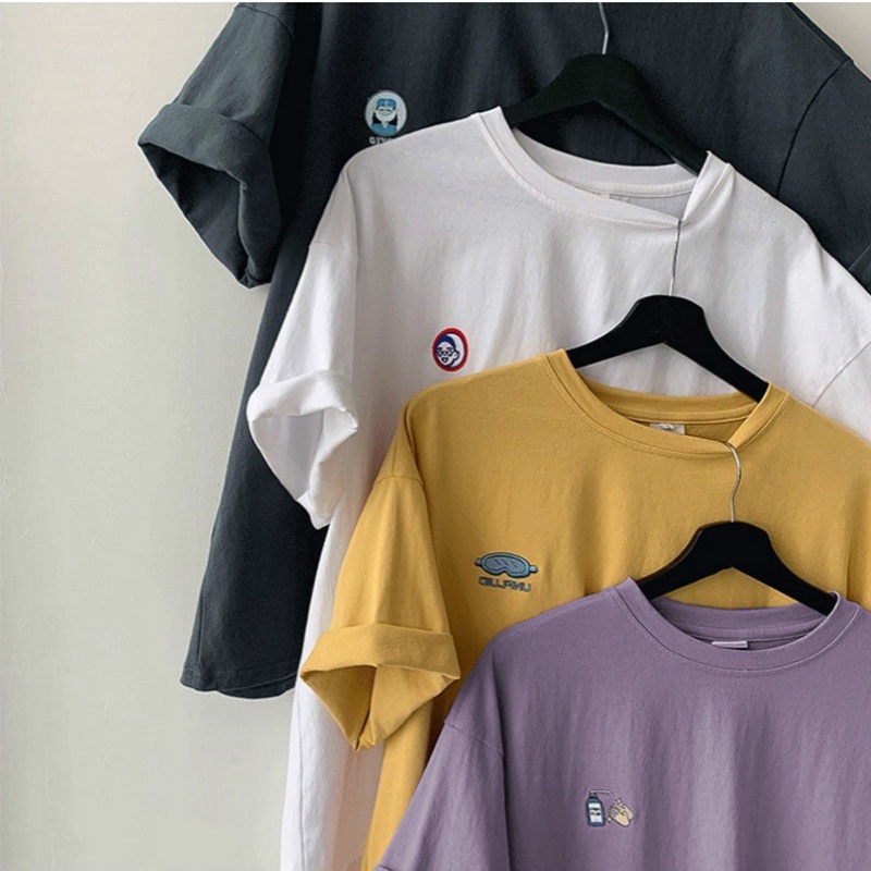 NRVP Mới Áo Thun Tay Ngắn Dáng Rộng 2021