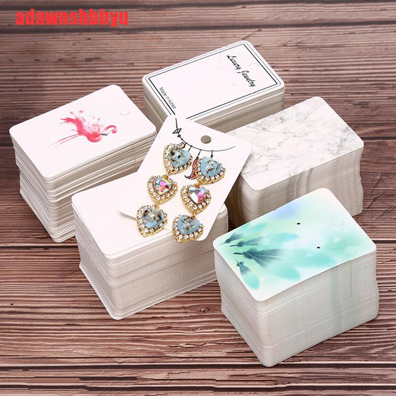 Set 100 Tấm Thẻ Giấy Trưng Bày Trang Sức