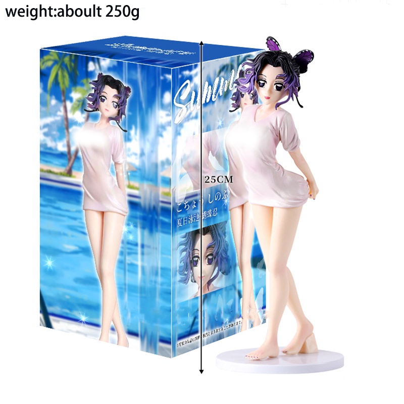 Mô Hình Nhân Vật Kimetsu No Yaiba Mặc Đồ Bơi 25cm Bằng PVC