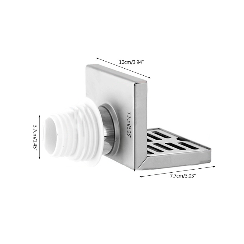 Miếng Lọc Rác Chống Tắc Nghẽn Hình Chữ L ​Phụ Kiện Để Giặt Đồ Tiện Dụng Và Bền