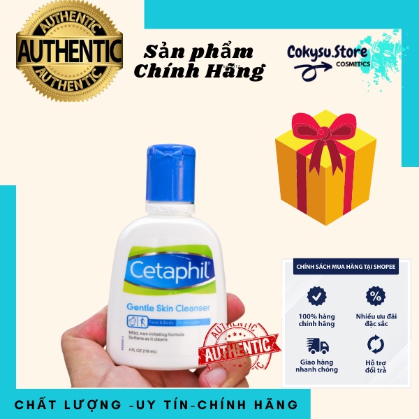 Sữa rửa mặt Cetaphil 125ML Lành tính Cho Nam và nữ