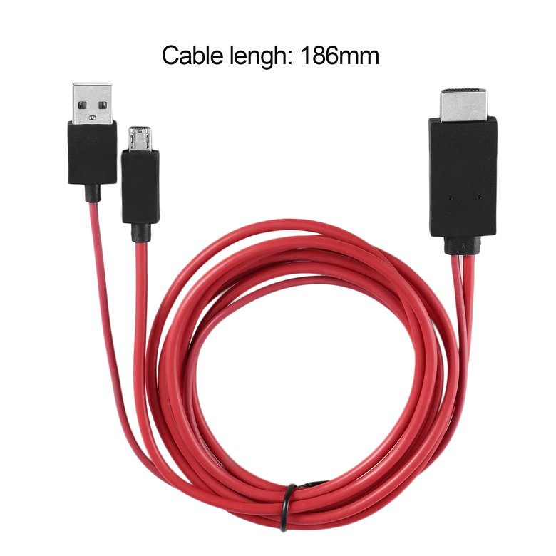 Cáp Chuyển Đổi 1080p Mhl Micro Usb Sang Hdmi Cho Android Samsung S5 / S4 / S3 Note3 2 Phones 11pin