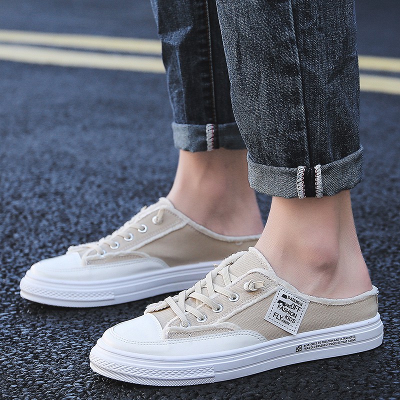 Giày Lười Vải Canvas Phong Cách Cá Tính Thời Trang Năng Động Cho Nam | BigBuy360 - bigbuy360.vn