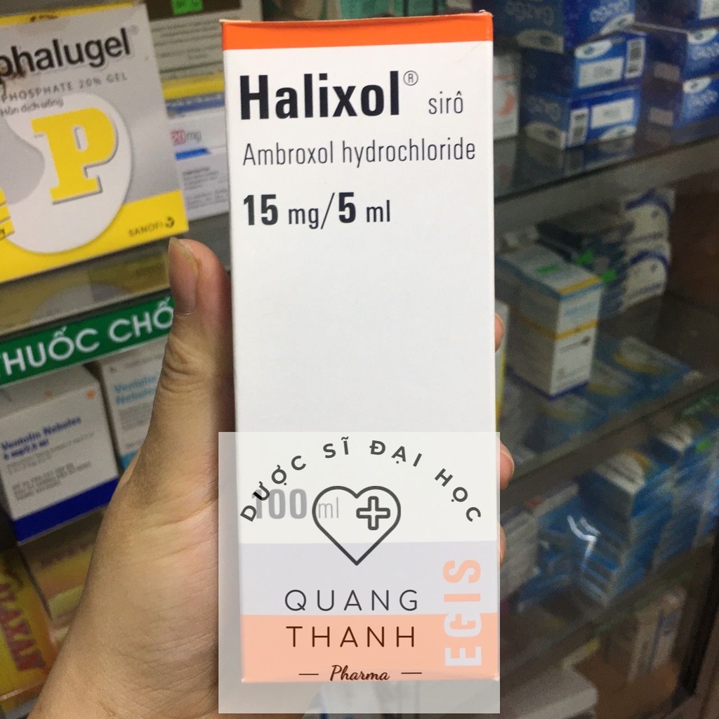 Siro Halixol 100ml của Hungary vị ngon dễ uống