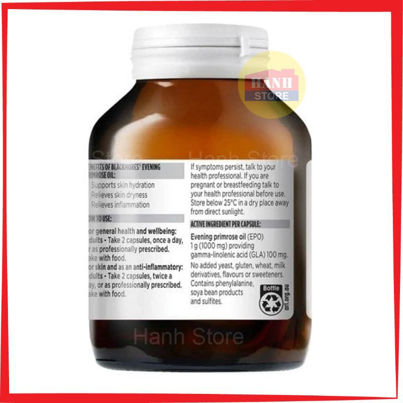 Tinh Dầu Hoa Anh Thảo 125 Viên - Blackmores Evening Primrose Oil 125v