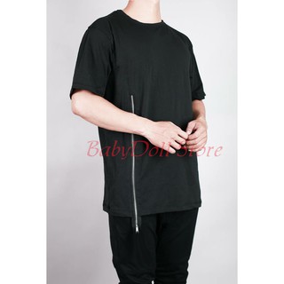 SALE HẾT MẪU - Áo thun nam phối zip bên
