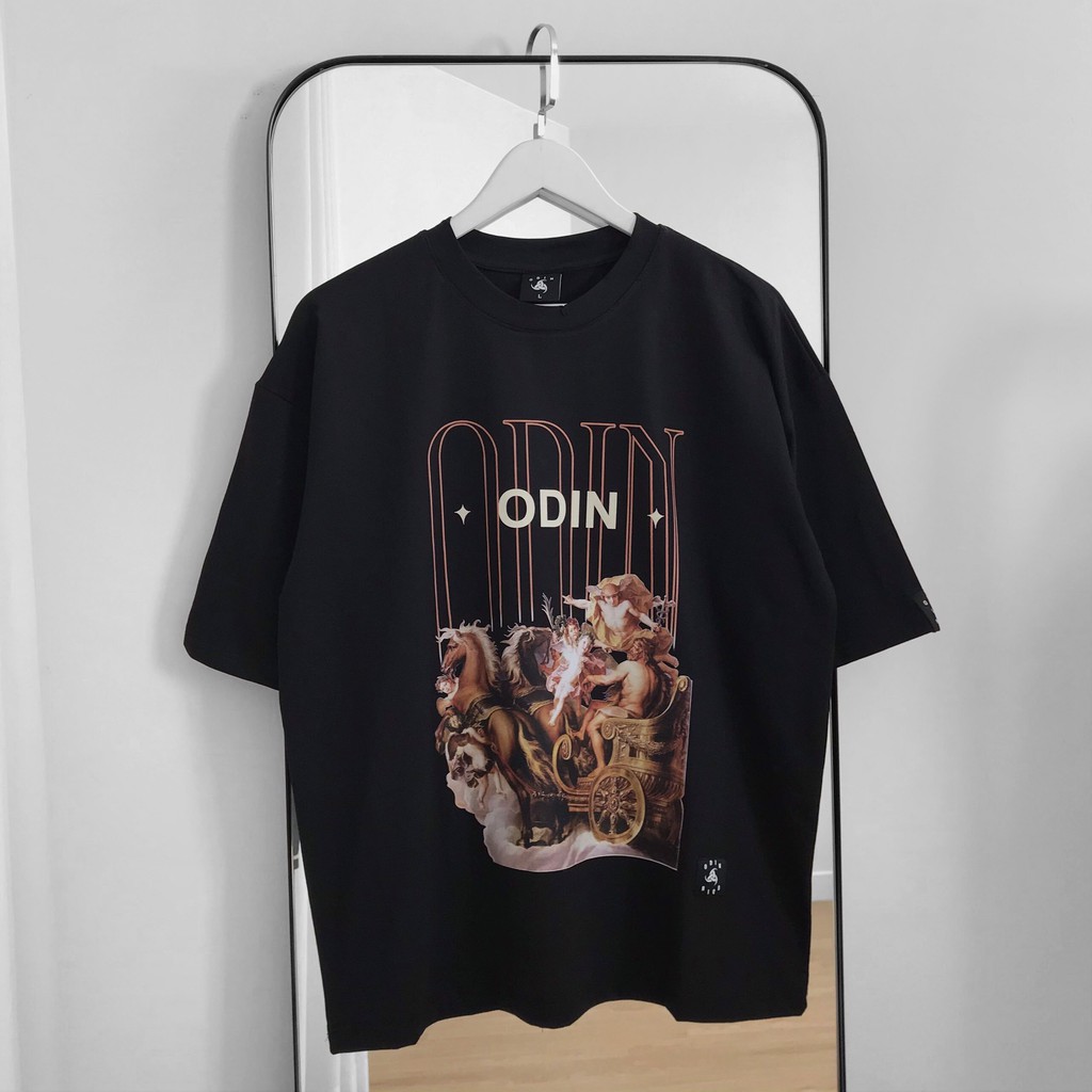 Áo thun Oversize in hình The Heaven Tee cao cấp, áo phông nam nữ unisex Odin Clothing