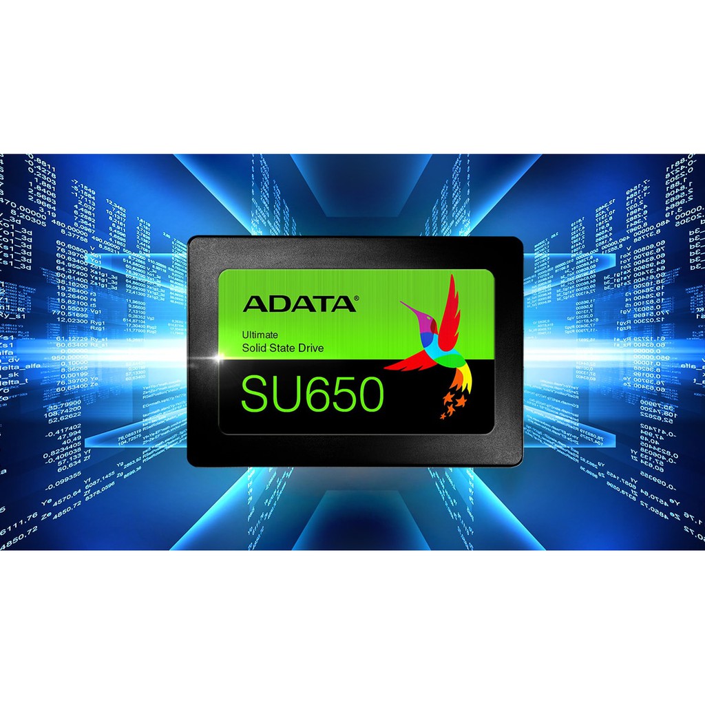 Ổ cứng SSD Adata SU650 120GB 2.5 inch SATA3 (Đọc 520MB/s - Ghi 450MB/s) - (Ổ cứng mới - Chính hãng)