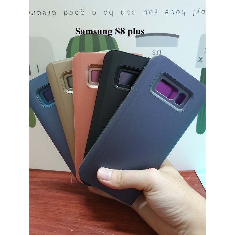 Bao DA tráng gương Clear View Samsung S8 Plus- Pktunyeu