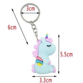 Móc khóa hình kỳ lân dễ thương