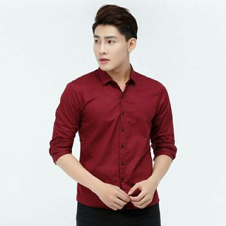 [NOLAN] Áo sơ mi nam cổ bẻ TRẮNG CÚC ĐEN