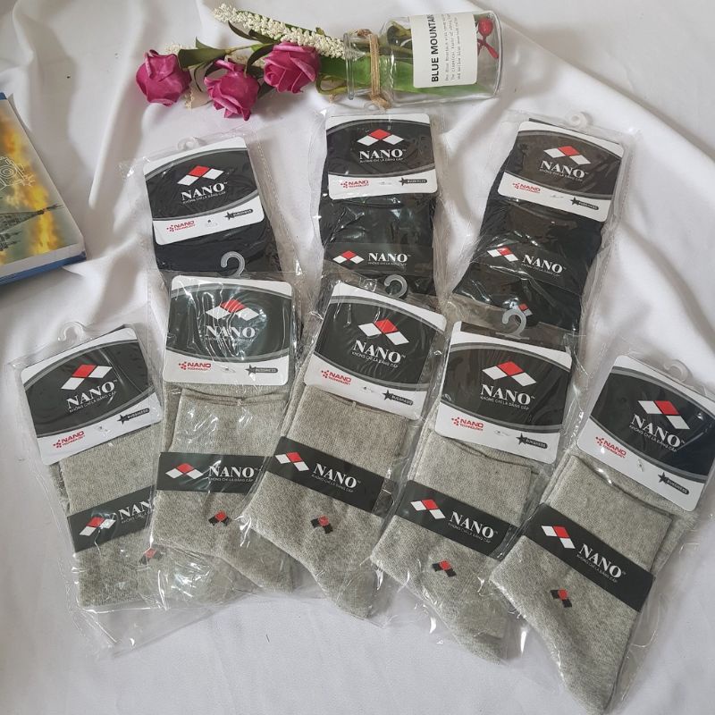 Tất nam hãng nano , chống hôi chân, khử mùi ♥️