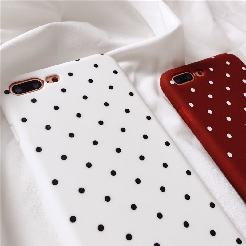 Ốp Điện Thoại Nhựa Mềm Họa Tiết Đơn Giản Cho iPhone 6 6s 6sPlus 6Plus 7 8 7Plus X XS