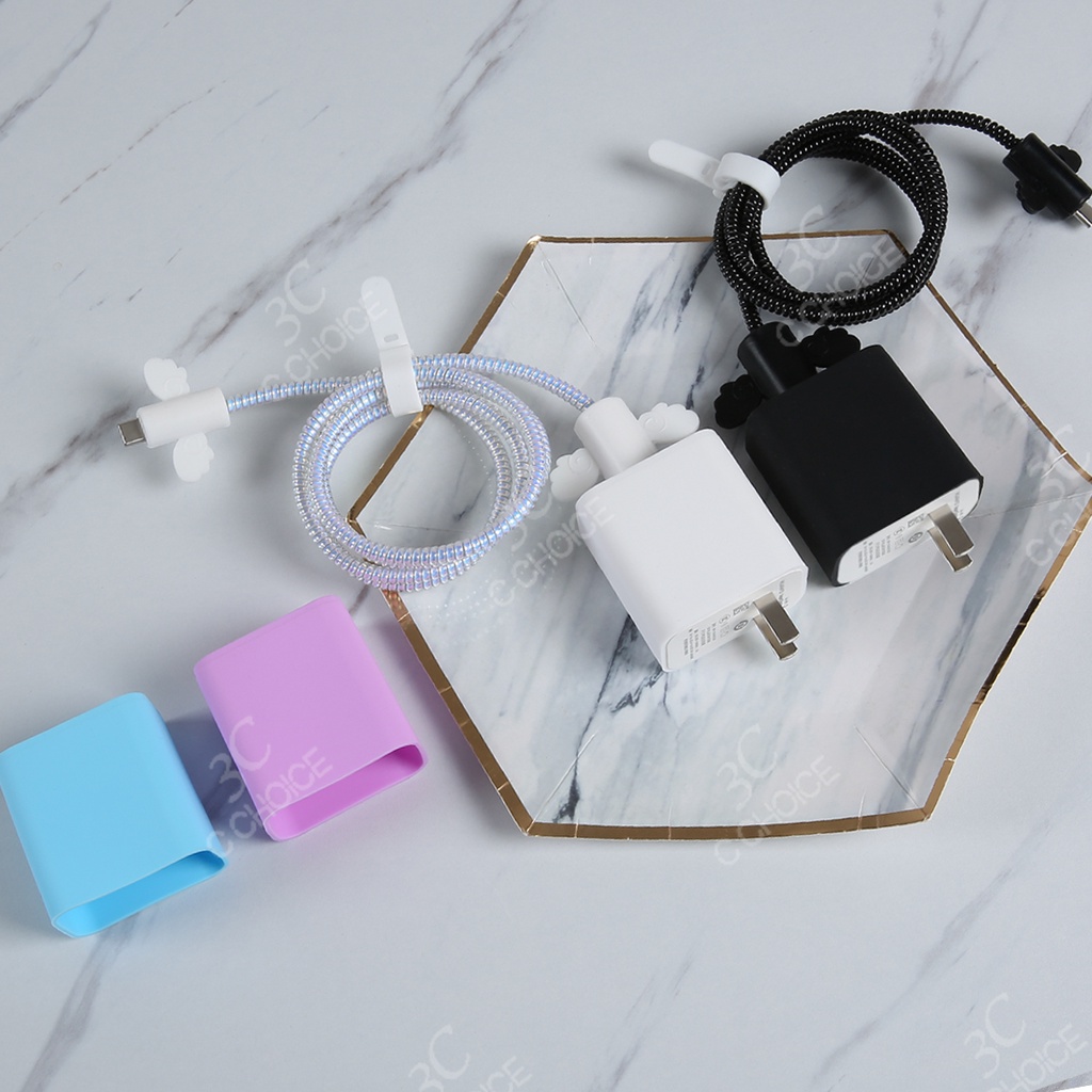 Ốp điện thoại kèm dây cáp sạc 40w DIY cho Huawei Mate 30Pro / Nova7SE/P30Pro