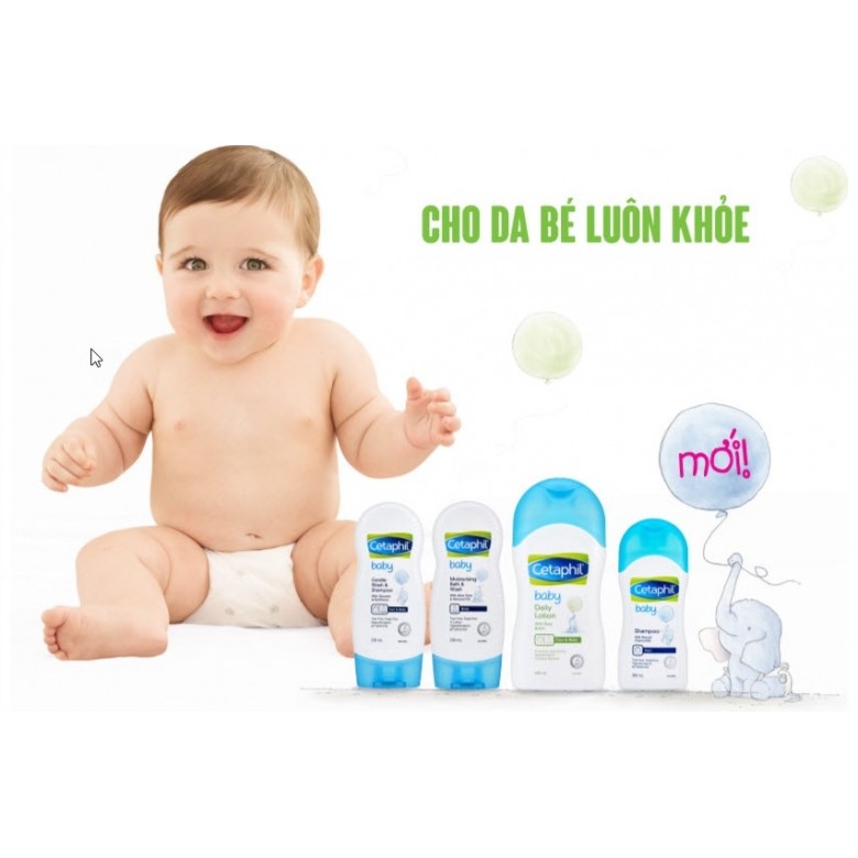 Dòng Sản Phẩm Chăm Sóc Toàn Diện Cho Bé Cetaphil Baby