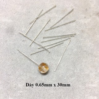 Đinh xỏ bạc dày 0.65mm và 1mm