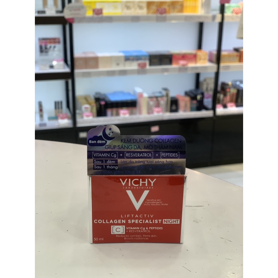 Kem Dưỡng Vichy Sáng Da, Mờ Thâm Nám Liftactiv Collagen Specialist 50ml