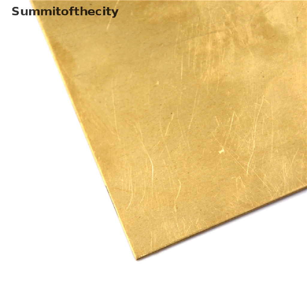 Tấm lá đồng thau dày 0.5mm/0.8mm/1mm/2mm 100X100mm DIY