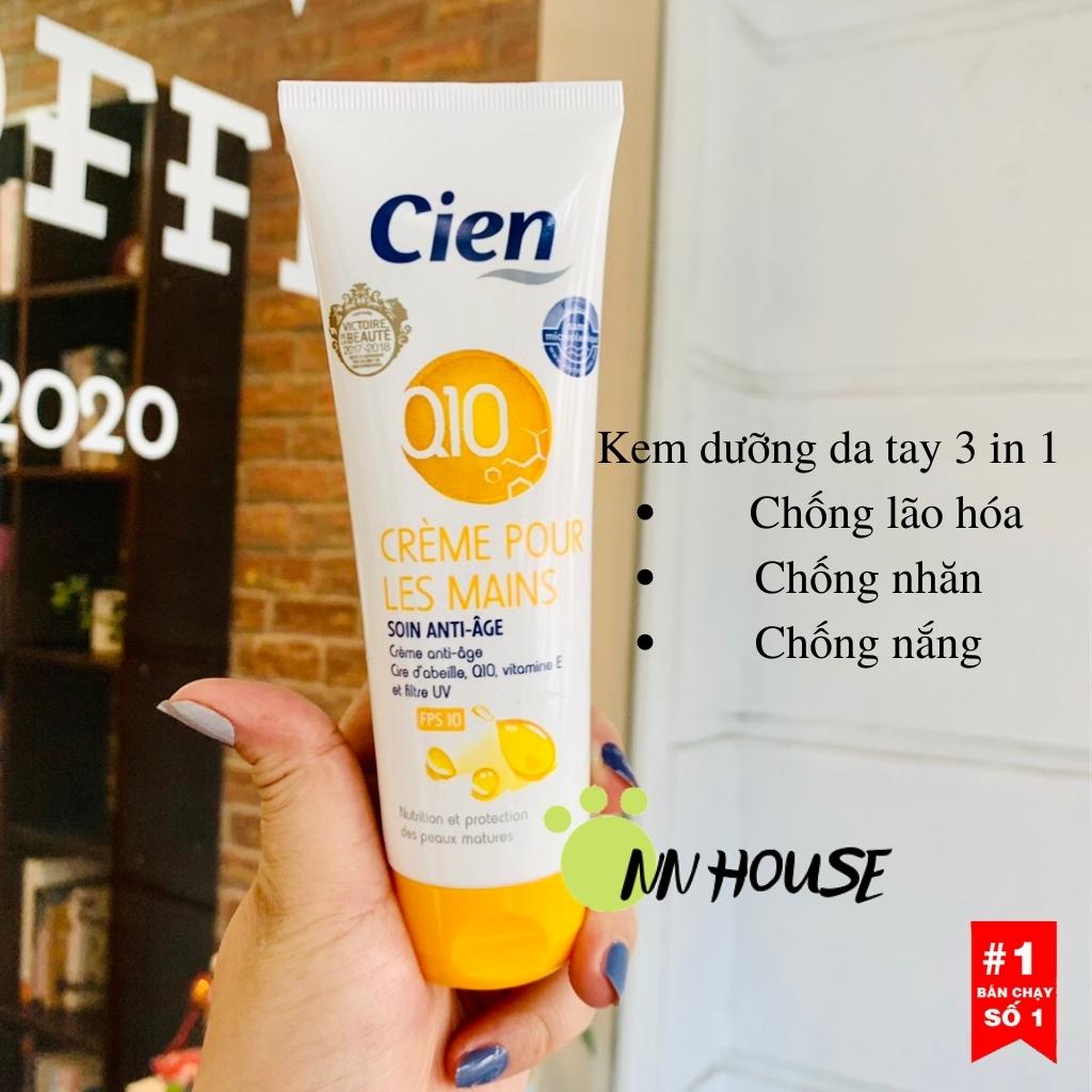 Kem dưỡng da tay Q10 Cien dưỡng ẩm da, chống lão hoá, chống nhăn, chống nắng, kem tay, hand cream vitamin E làm mềm da