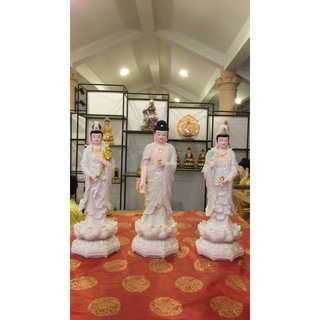 Bộ Tam thế phật 45cm _ Đá