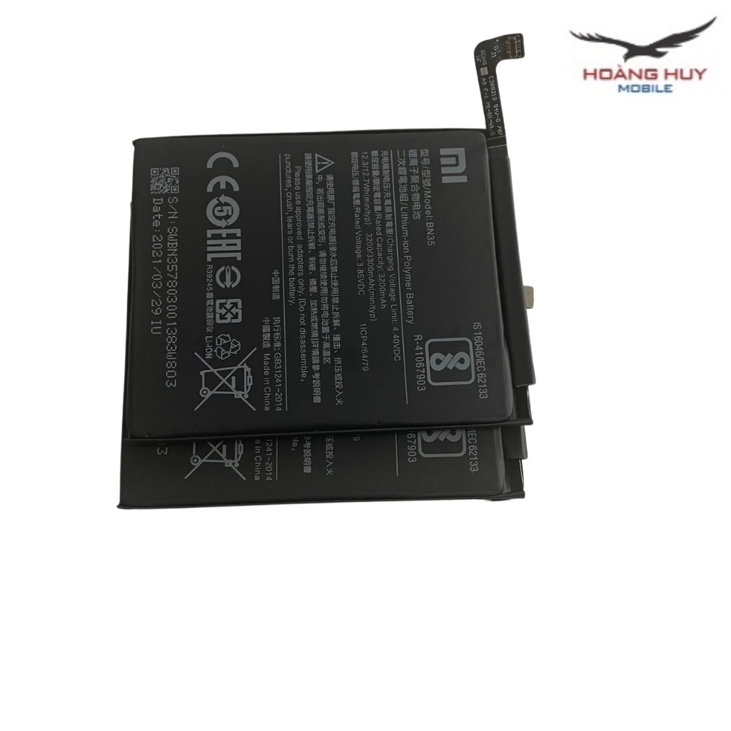 Pin Xiaomi Redmi 5 BN35 Dung Lượng 3300mAh Hàng Zin Nhập Khẩu Bảo Hành 6 Tháng 1 Đổi 1