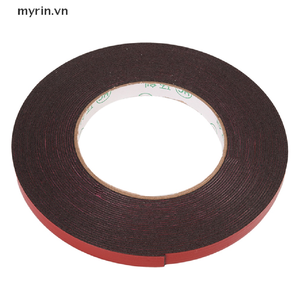 Cuộn Băng Keo Hai Mặt 10M Siêu Dính Màu Đỏ