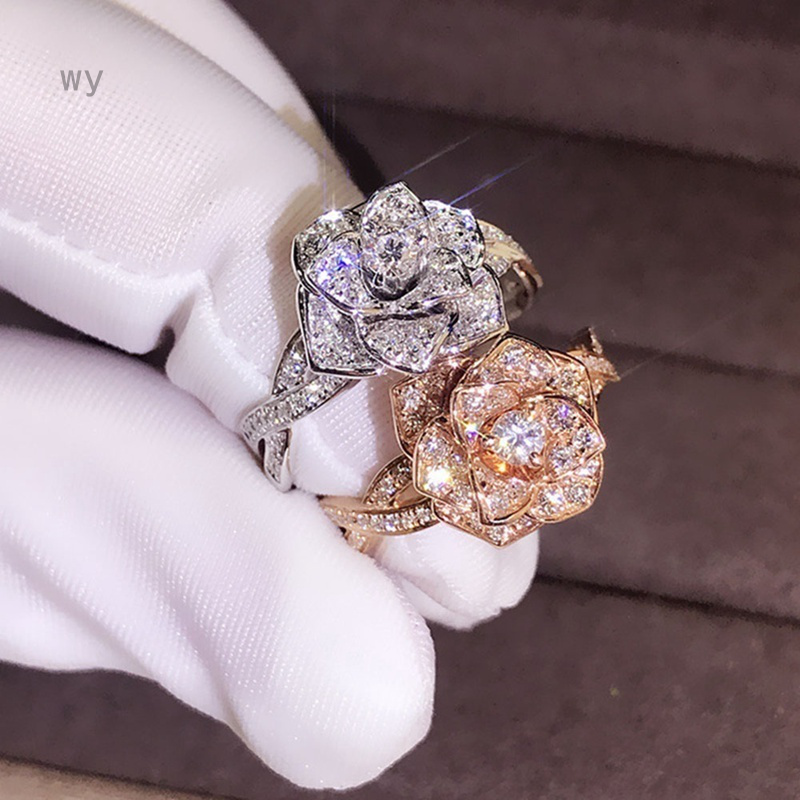 Nhẫn Đeo Tay Kim Loại Đính Đá Màu Xinh Xắn 1.2ct Cho Nữ