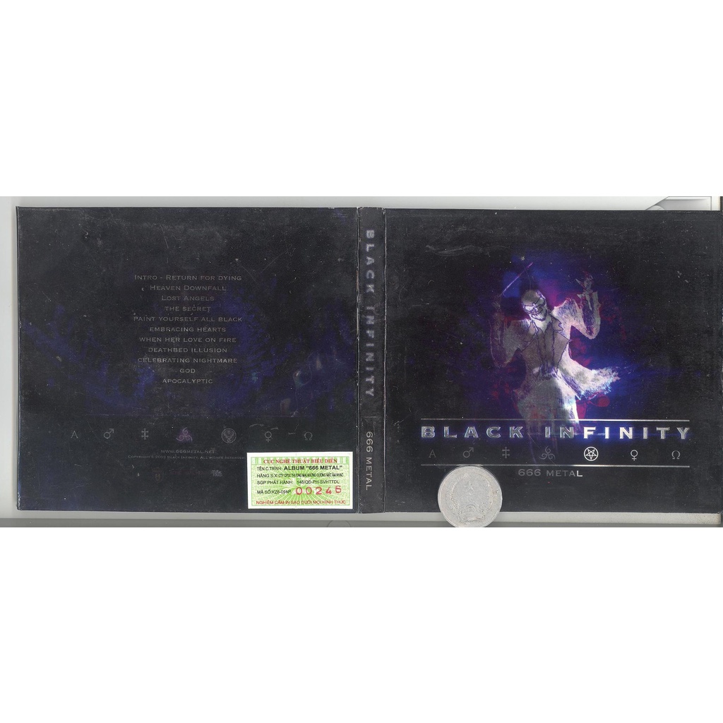 stereomate - CD gốc: Black Infinity - 666 Metal  [Rock Việt]