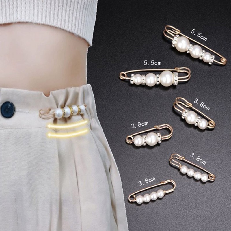 Ghim cài đính hạt ngọc trai giả thời trang sang trọng
