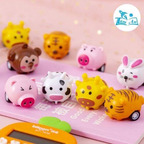 Ôtô/Xe đồ chơi động vật chạy bằng dây cót mini - Đồ chơi xe mô hình ôtô cho bé