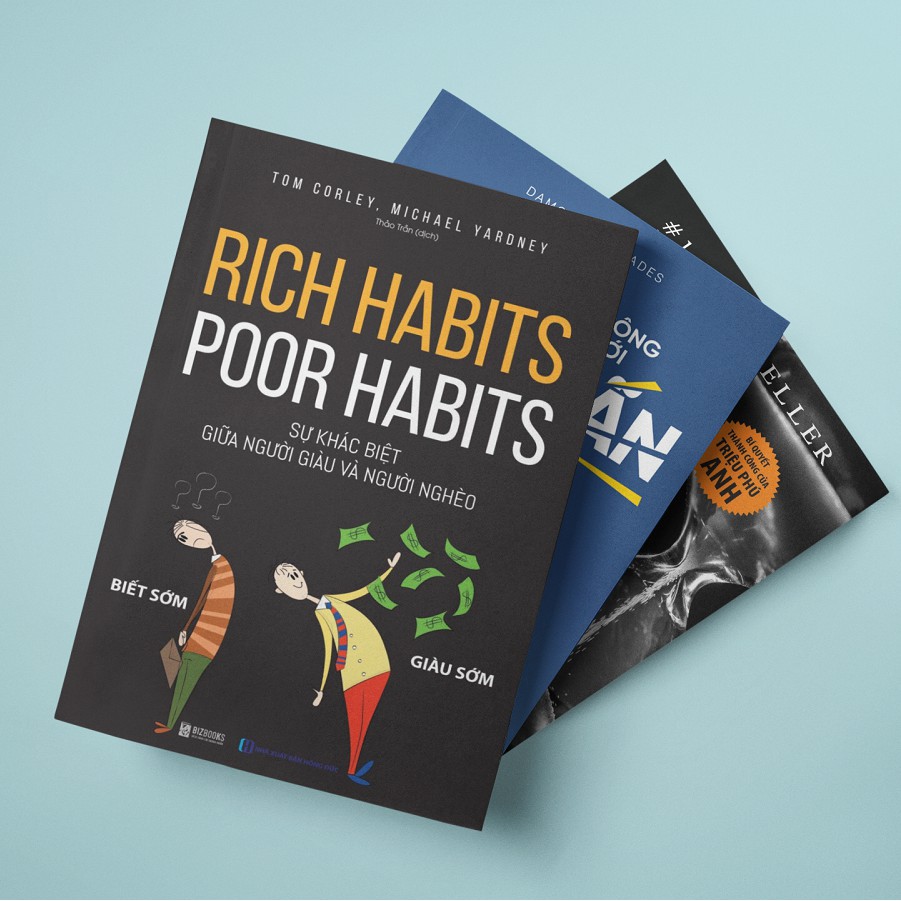 COMBO Sách Kỹ Năng Hay [Đáng Đọc Mọi Thời Đại]: Rich Habits Poor Habits, Nói Không Với Trì Hoãn, QL Thời Gian Thông Minh