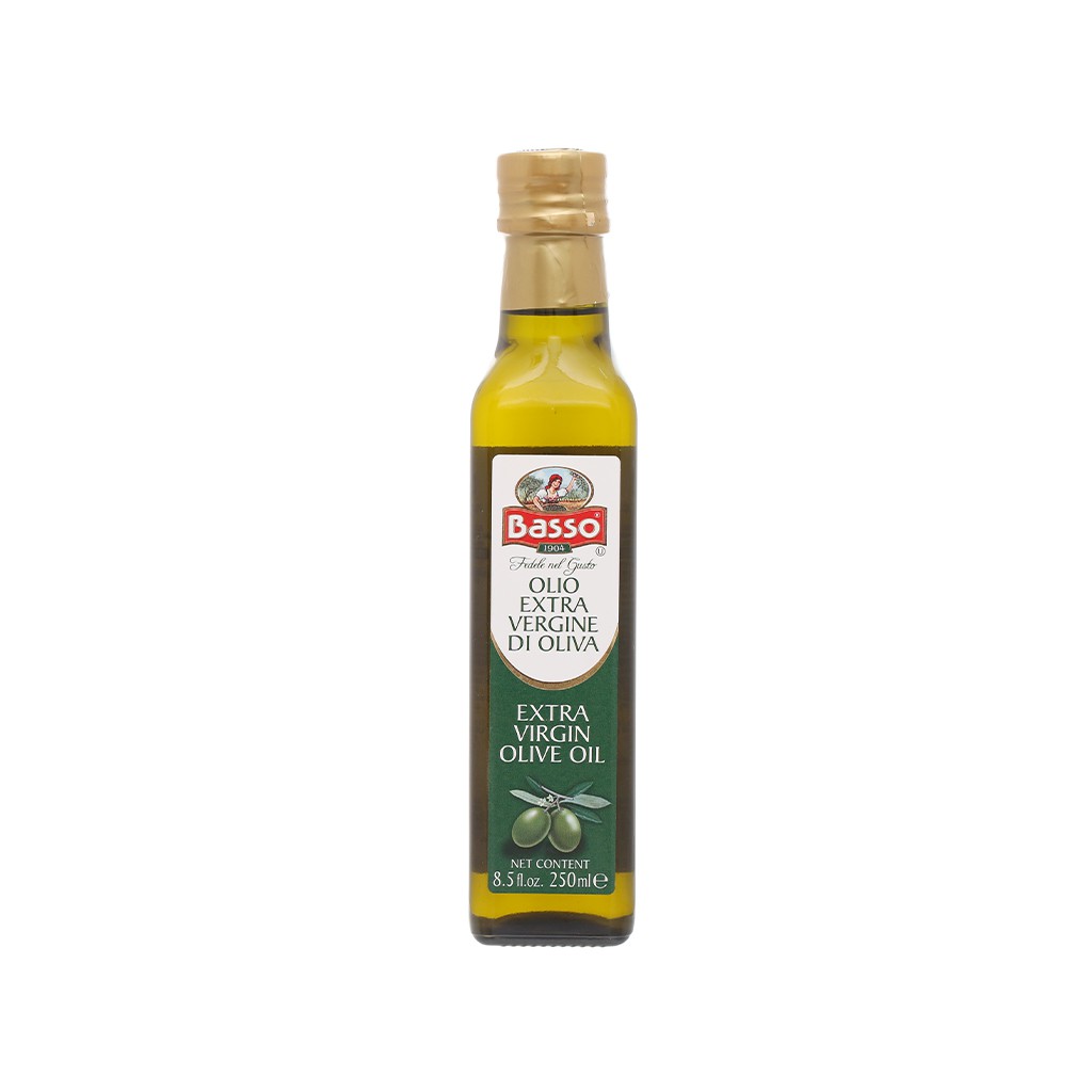 Dầu olive Extra Virgin Basso chai 250ml